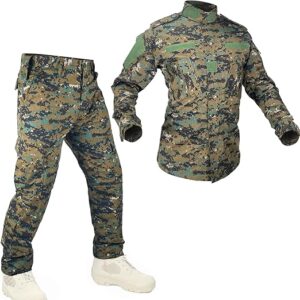 Ensemble d'uniforme tactique militaire camouflage BDU