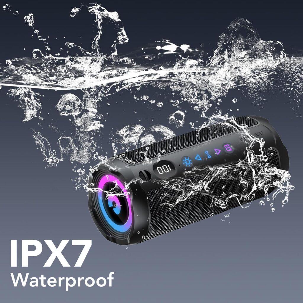Enceinte Bluetooth Puissante 5.4 waterproof IPX7